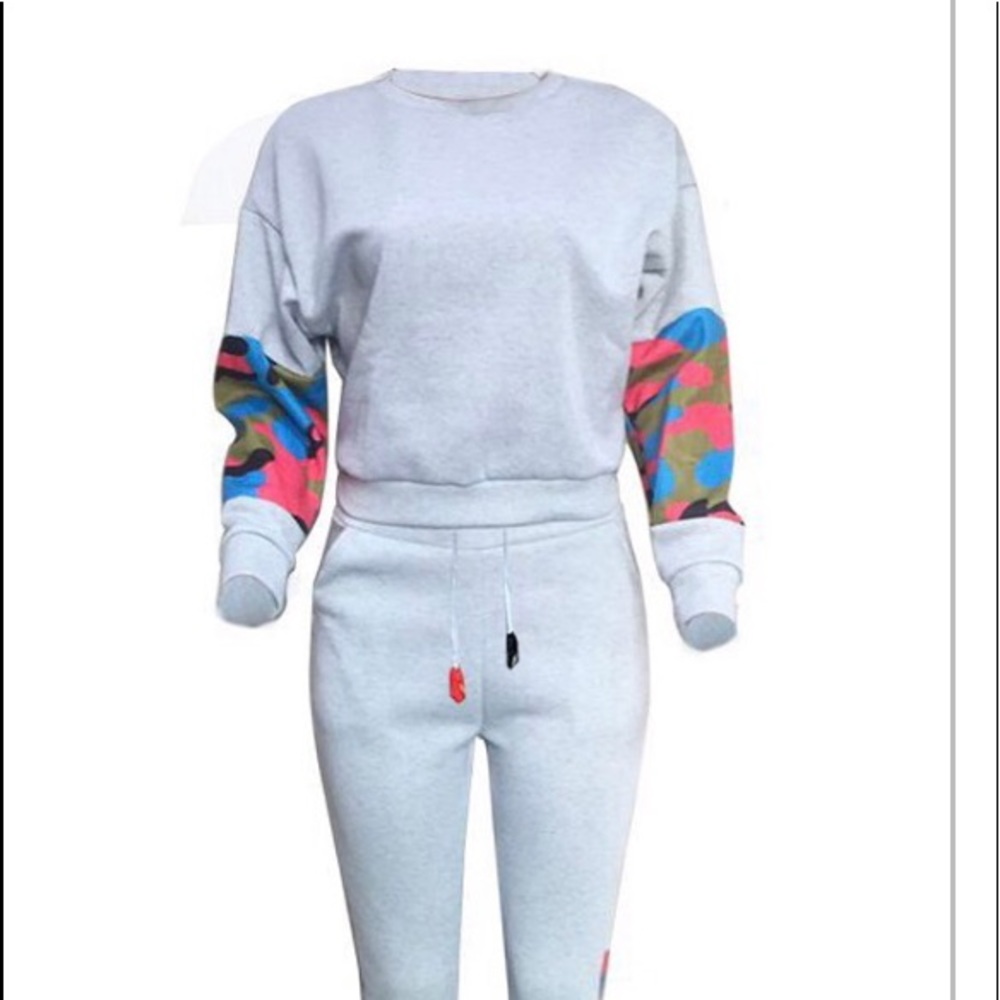 Large women’s casual sweat suit